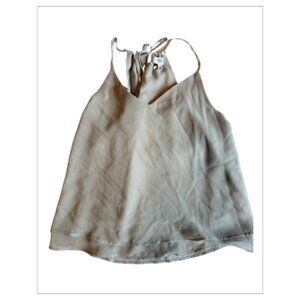 Gently Worn NSR Sleeveless Grey Blouse, Size XS (CON-B05)